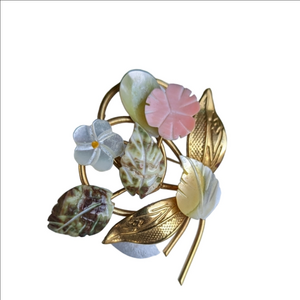 Vintage Floral Brooch